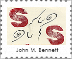 mail art project- Schegge d'arte - John M. Bennet